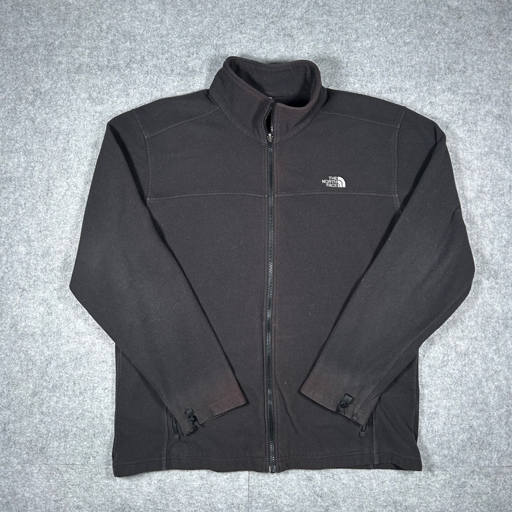 The North Face Fleece Jacket Mens Large Black Full Zip Denali Style Gorpcore